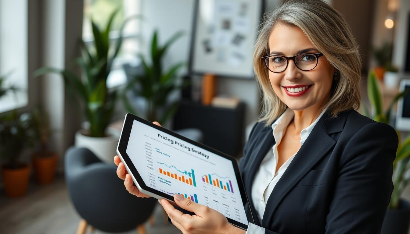 Supporting pricing visual